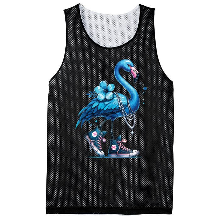 Retro Flamingo Chucks And Pearls Comma La Kamala Harris 2024 Mesh Reversible Basketball Jersey Tank