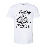 Rolling Fatties Cat Funny Cute Cat Lover Kitten Owner Kitty Softstyle CVC T-Shirt