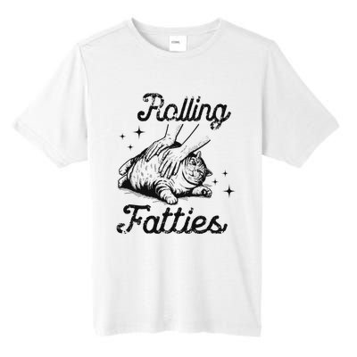 Rolling Fatties Cat Funny Cute Cat Lover Kitten Owner Kitty Tall Fusion ChromaSoft Performance T-Shirt