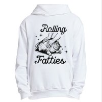 Rolling Fatties Cat Funny Cute Cat Lover Kitten Owner Kitty Urban Pullover Hoodie