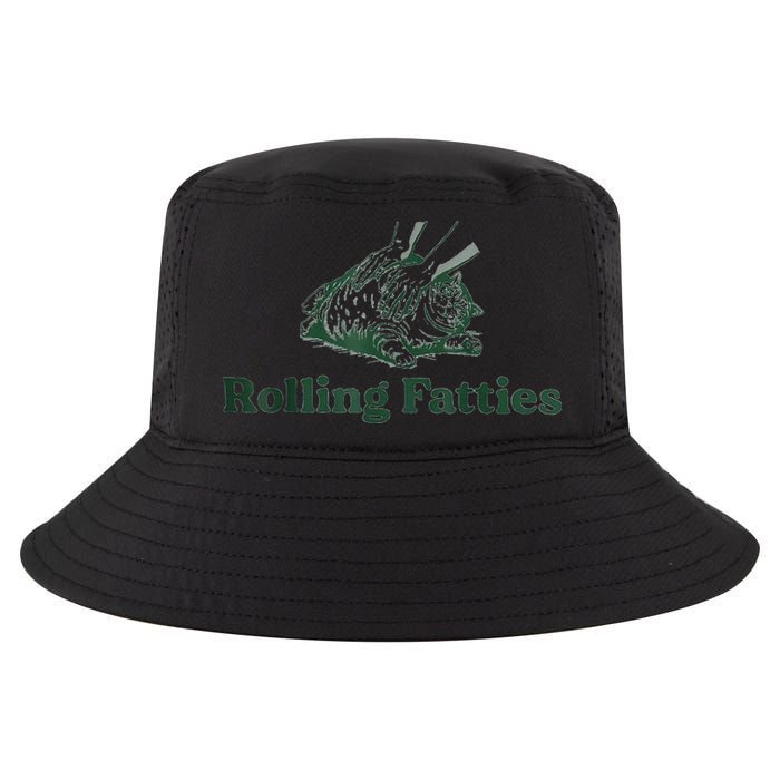Rolling Fatties Cat Funny Cute Cool Comfort Performance Bucket Hat