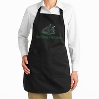 Rolling Fatties Cat Funny Cute Full-Length Apron With Pockets