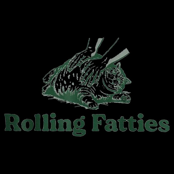 Rolling Fatties Cat Funny Cute Full-Length Apron With Pockets