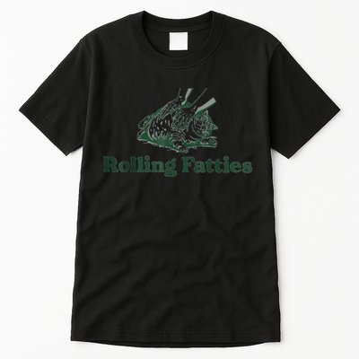 Rolling Fatties Cat Funny Cute Tall T-Shirt