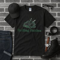 Rolling Fatties Cat Funny Cute Tall T-Shirt