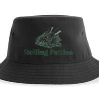 Rolling Fatties Cat Funny Cute Sustainable Bucket Hat