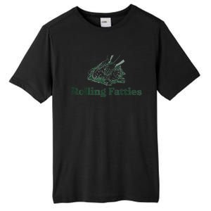 Rolling Fatties Cat Funny Cute Tall Fusion ChromaSoft Performance T-Shirt