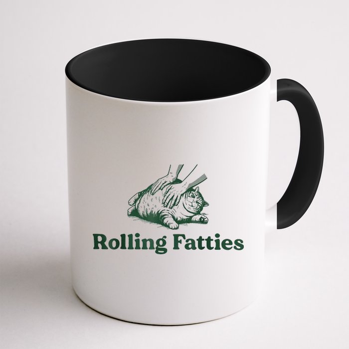 Rolling Fatties Cat Funny Cute Mug