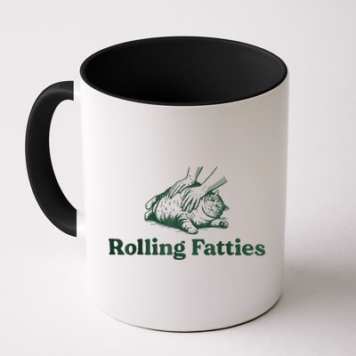 Rolling Fatties Cat Funny Cute Mug