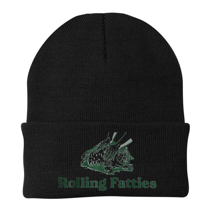 Rolling Fatties Cat Funny Cute Beanie