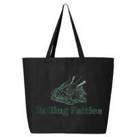Rolling Fatties Cat Funny Cute 25L Jumbo Tote