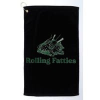 Rolling Fatties Cat Funny Cute Golf Towel
