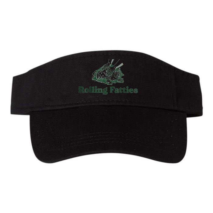 Rolling Fatties Cat Funny Cute Visor