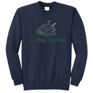 Rolling Fatties Cat Funny Cute Sweatshirt