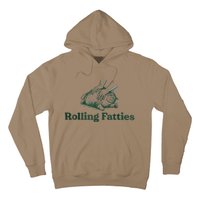 Rolling Fatties Cat Funny Cute Hoodie