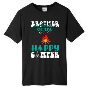 Retro Family Camping Trip Brother Of Happy Camper Birthday Great Gift Tall Fusion ChromaSoft Performance T-Shirt