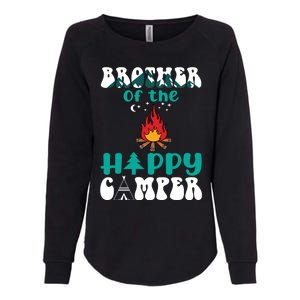 Retro Family Camping Trip Brother Of Happy Camper Birthday Great Gift Womens California Wash Sweatshirt