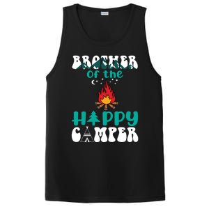 Retro Family Camping Trip Brother Of Happy Camper Birthday Great Gift PosiCharge Competitor Tank