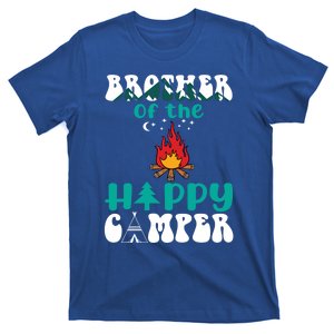 Retro Family Camping Trip Brother Of Happy Camper Birthday Great Gift T-Shirt