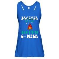 Retro Family Camping Trip Brother Of Happy Camper Birthday Great Gift Ladies Essential Flowy Tank