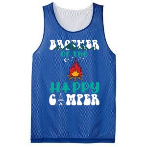 Retro Family Camping Trip Brother Of Happy Camper Birthday Great Gift Mesh Reversible Basketball Jersey Tank