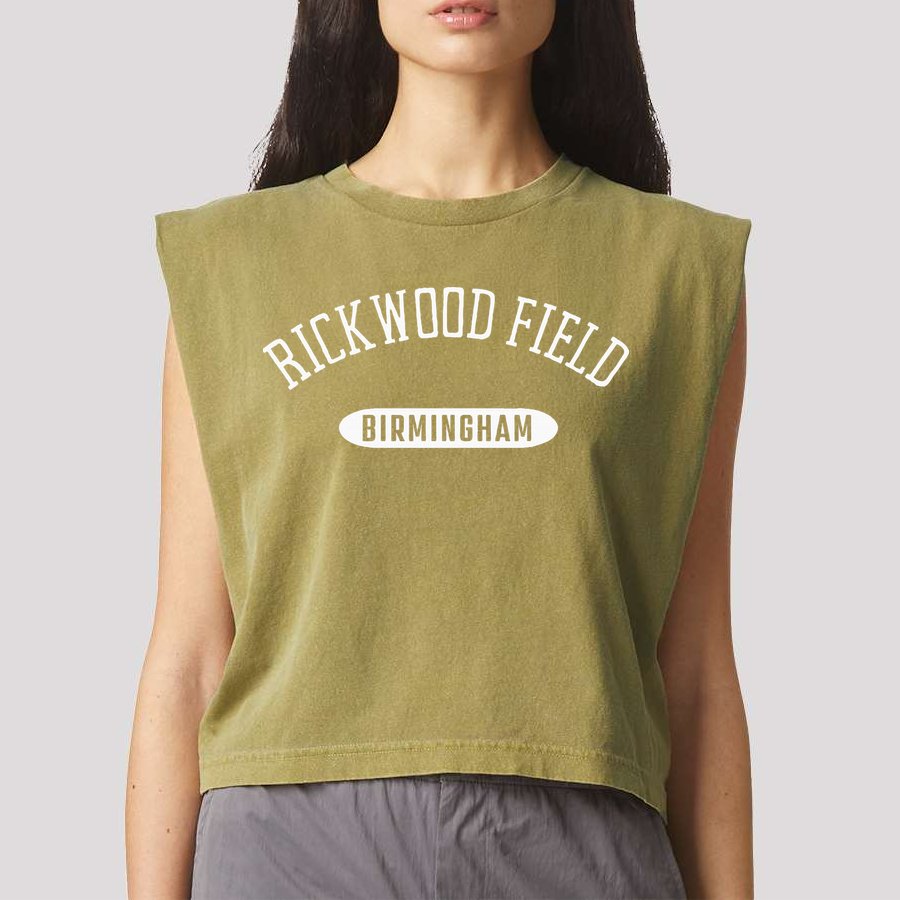 Rickwood Field Classic Style Birmingham Alabama Garment-Dyed Women's Muscle Tee