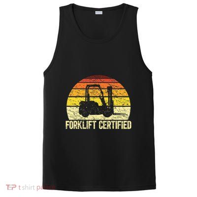 Retro Forklift Certified Forklift Operator Lift Truck Driver PosiCharge Competitor Tank