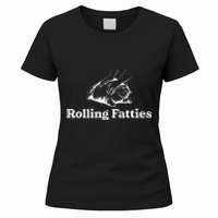 Rolling Fatties Cat Lover Funny Cat Kitten Gift Women's T-Shirt