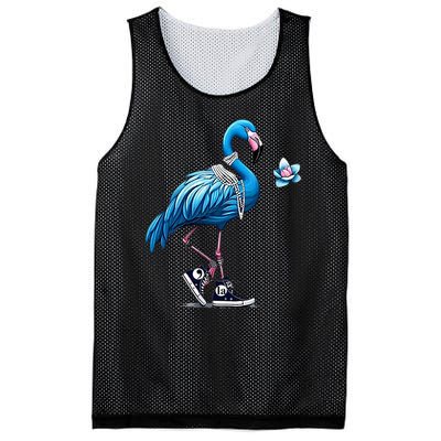 Retro Flamingo Chucks And Pearls Comma La Kamala Harris 2024 Mesh Reversible Basketball Jersey Tank