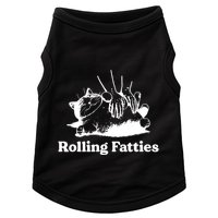 Rolling Fatties Cat Funny Cat Lovers Doggie Tank