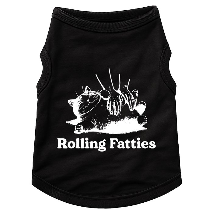 Rolling Fatties Cat Funny Cat Lovers Doggie Tank