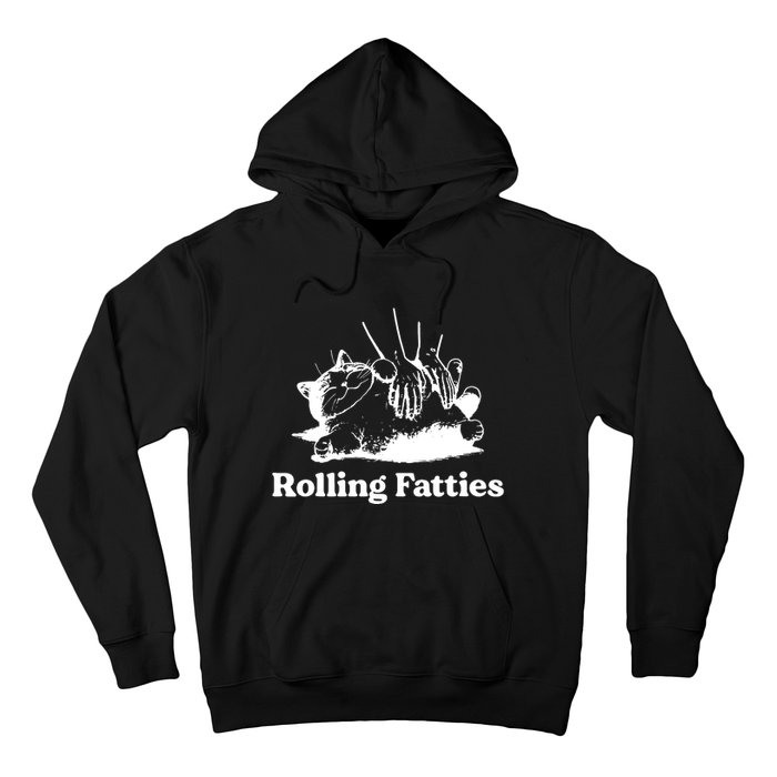 Rolling Fatties Cat Funny Cat Lovers Hoodie