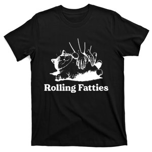 Rolling Fatties Cat Funny Cat Lovers T-Shirt