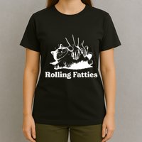 Rolling Fatties Cat Funny Cat Lovers T-Shirt