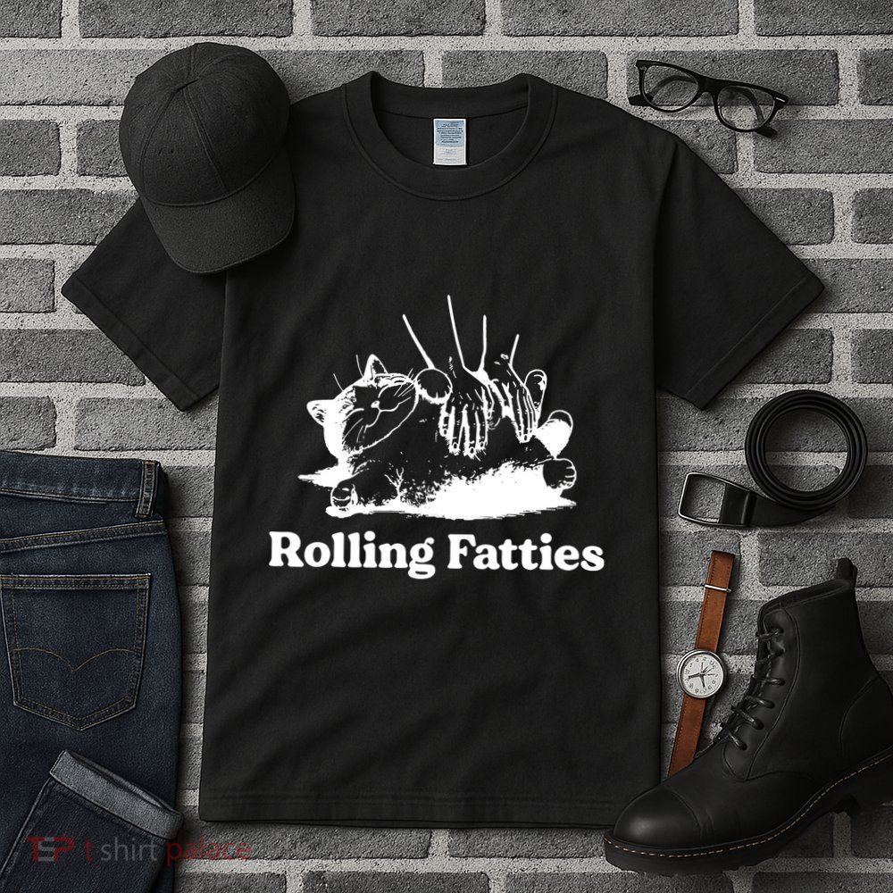 Rolling Fatties Cat Funny Cat Lovers Tall T-Shirt