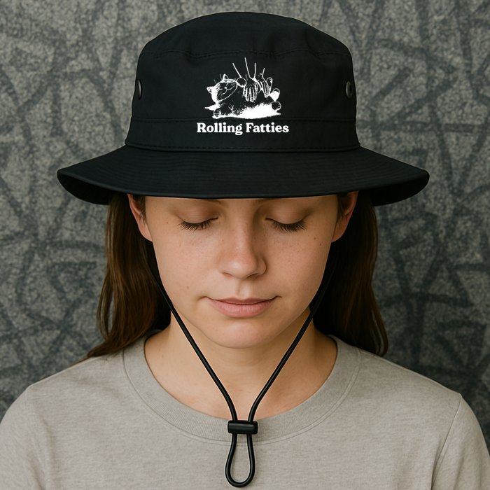 Rolling Fatties Cat Funny Cat Lovers Bucket Hat