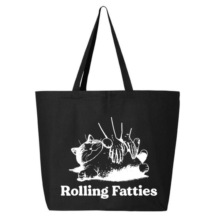 Rolling Fatties Cat Funny Cat Lovers 25L Jumbo Tote