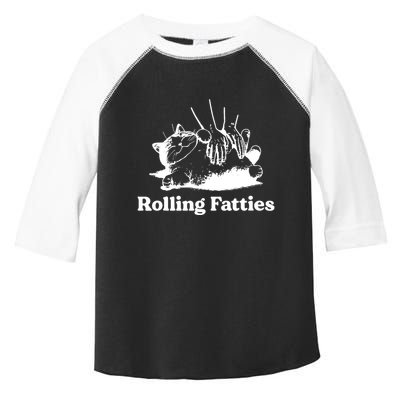Rolling Fatties Cat Funny Cat Lovers Toddler Fine Jersey T-Shirt