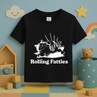 Rolling Fatties Cat Funny Cat Lovers Toddler T-Shirt