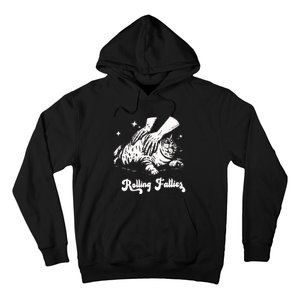 Rolling Fatties Cat Funny Cat Graphic Hoodie