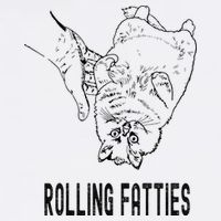 Rolling Fatties Cat Button