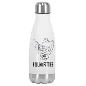 Rolling Fatties Cat Stainless Steel Insulated Water Bottle