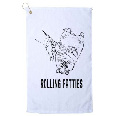 Rolling Fatties Cat Platinum Collection Golf Towel