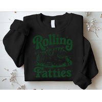 Rolling Fatties Cat Funny Cute Cat Lover Kitten Owner Kitty Sweatshirt