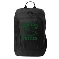 Rolling Fatties Cat Funny Cute Cat Lover Kitten Owner Kitty City Backpack