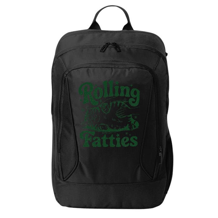 Rolling Fatties Cat Funny Cute Cat Lover Kitten Owner Kitty City Backpack