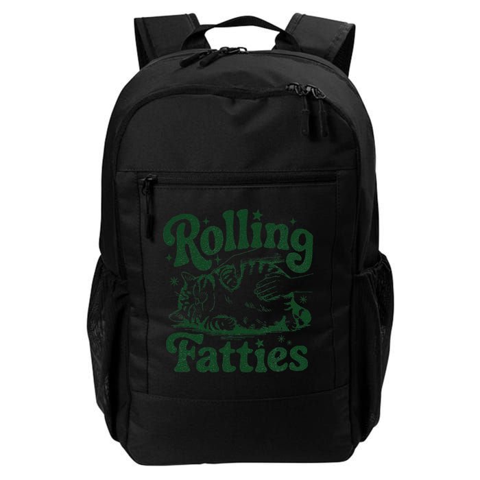 Rolling Fatties Cat Funny Cute Cat Lover Kitten Owner Kitty Backpack
