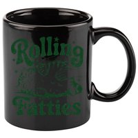 Rolling Fatties Cat Funny Cute Cat Lover Kitten Owner Kitty 11oz C Handle Ceramic Mug