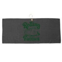 Rolling Fatties Cat Funny Cute Cat Lover Kitten Owner Kitty Large Microfiber Waffle Golf Towel