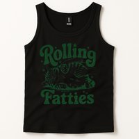 Rolling Fatties Cat Funny Cute Cat Lover Kitten Owner Kitty Tank Top